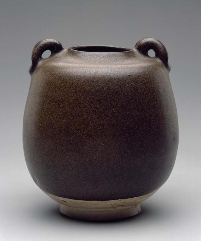 Jar with two handles