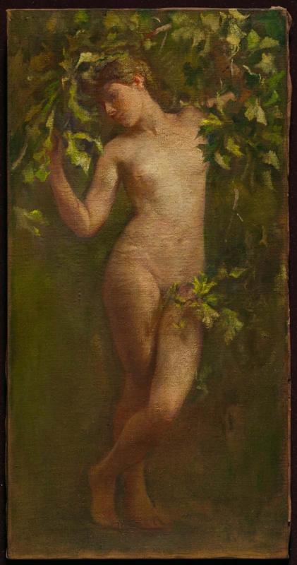 Woman Bending Down Branch (Study for Cornelius Vanderbilt II, House, New York)
