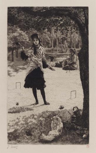 "Le Croquet"  The Croquet Girl