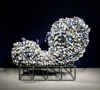 April 3, 2013; Wave (L-SE 1146.14.1) installed in New Blue and White exhibition