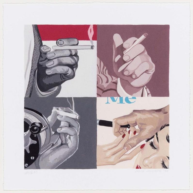Men's Hands Smoking