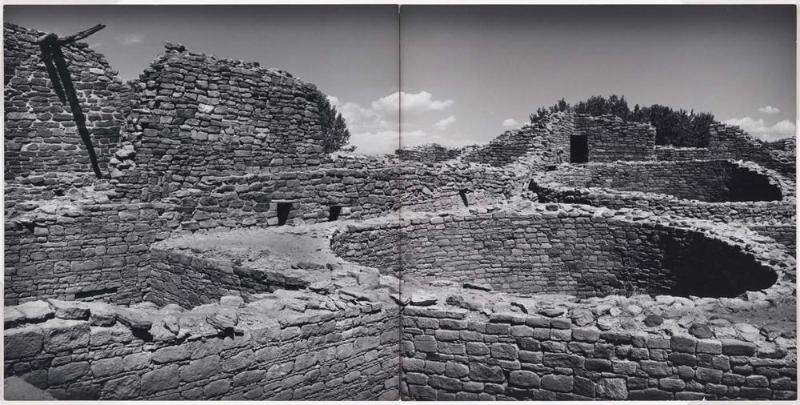 Kiva Stone Walls, Chaco Canyon, New Mexico