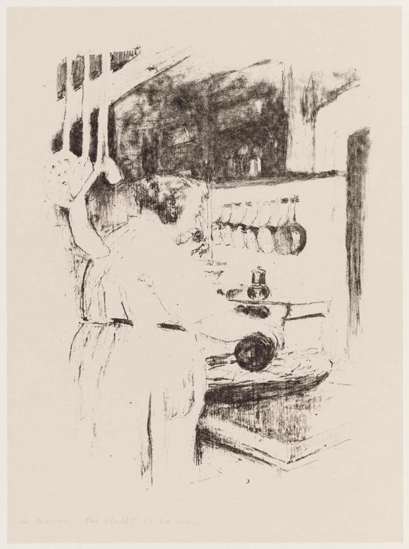The Cook (La cuisinière), plate 4 from Cuisine