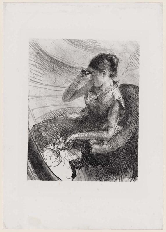 Woman Seated in a Loge