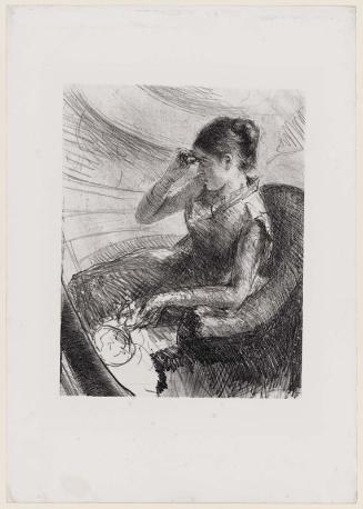 Woman Seated in a Loge