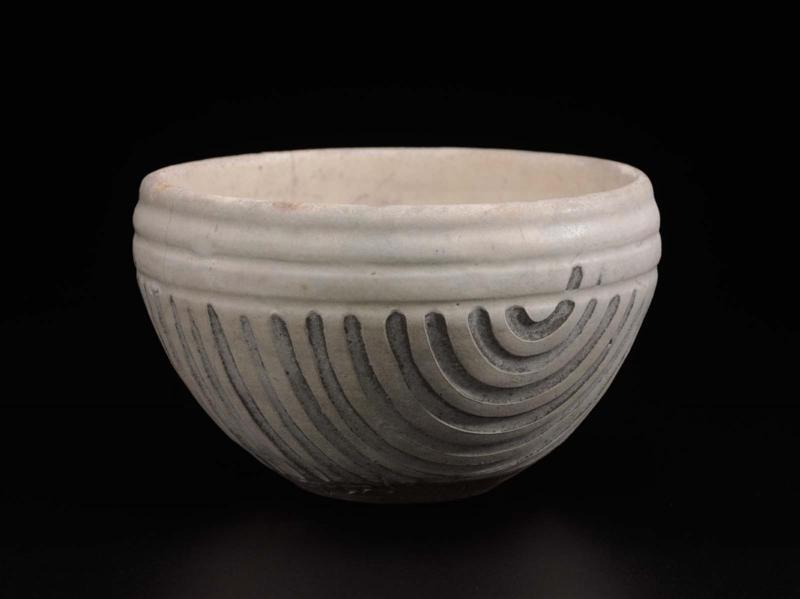 Bowl with willow basket pattern