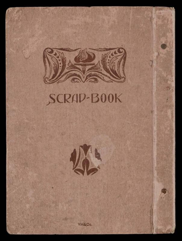 Scrapbook containing 668 matchbox labels