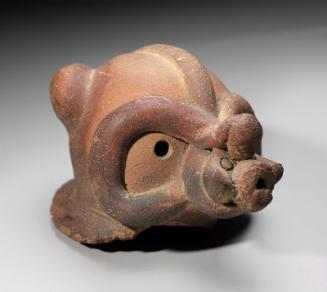 Peccary effigy knob