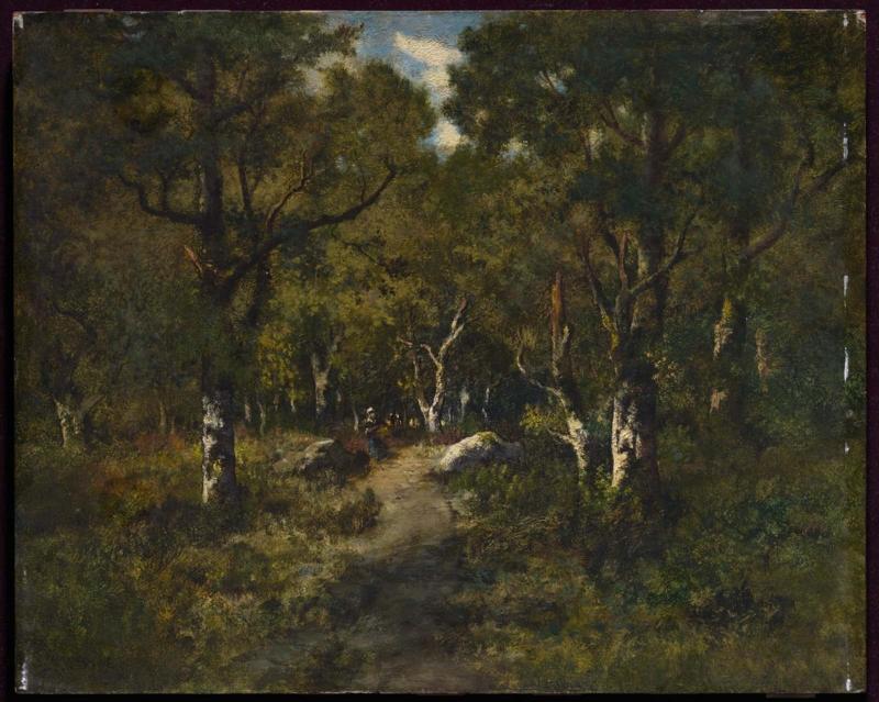 Path through the Forest near Fontainebleau