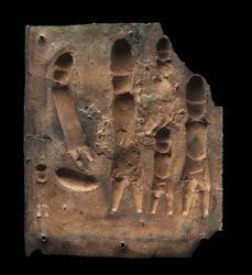 Relief plaque showing a battle scene