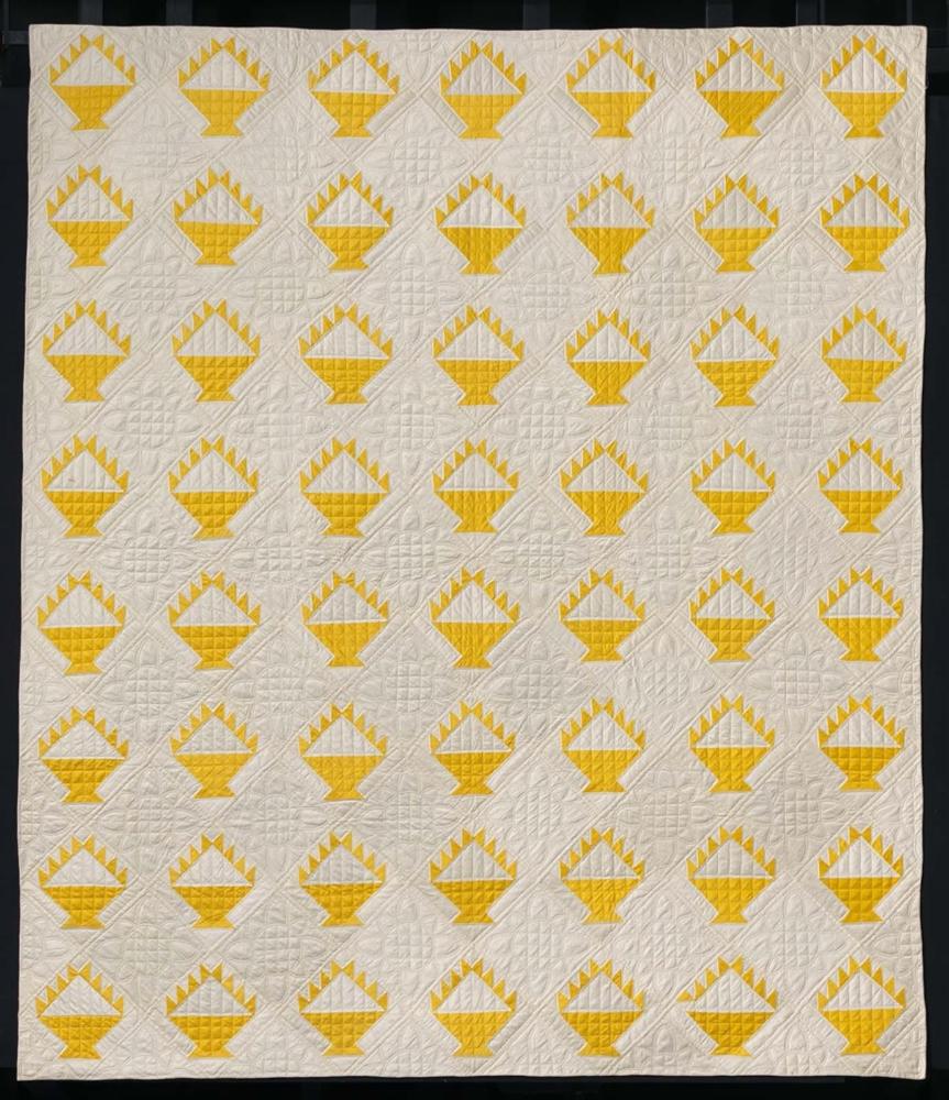 Yellow Baskets Quilt