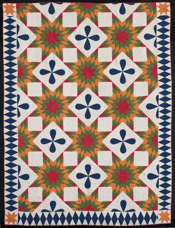 Touching Sunbursts quilt