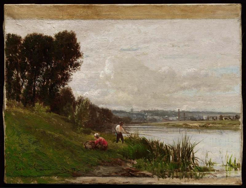 Fishing on the Banks of the Seine