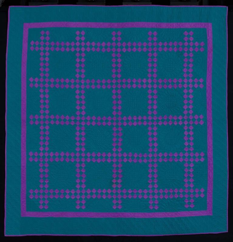 Double Irish Chain quilt