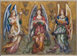 Angels Representing Adoration, Praise, Thanksgiving, and Love