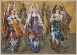 Angels Representing Adoration, Praise, Thanksgiving, and Love