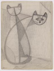 Sketch for Yellow-faced Cat