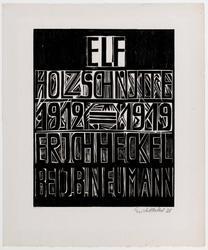 Eleven Woodcuts 1912-1919 (Elf Holzschnitte 1912-1919)