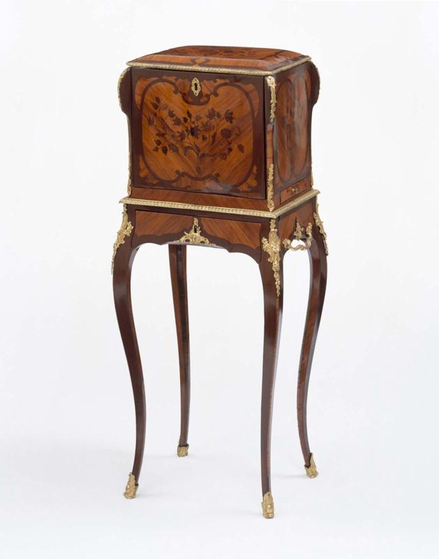 Secretary and Jewel Cabinet on Stand