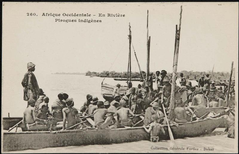 En Rivlère Pirogues indigènes