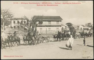 Artillerie Coloniale Retour de Manoeuvres