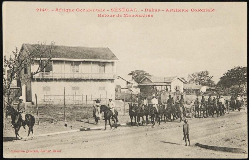 Artillerie Coloniale Retour de Manoeuvres