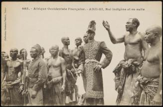 ADJI-KI, Roi indigène et sa suite