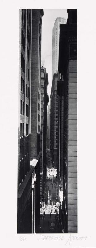 Exchange Place from Berenice Abbott's New York