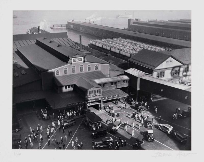 Barclay Street Hoboken Ferry from Berenice Abbott's New York