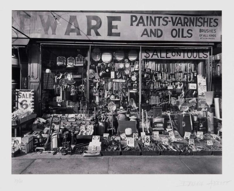 Hardware Store from Berenice Abbott's New York