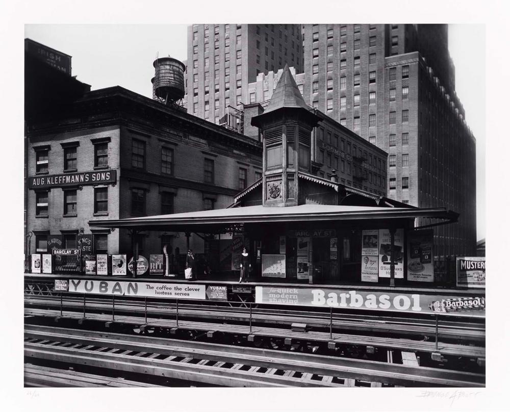 Barclay Street Station, from the portfolio Berenice Abbott's New York II