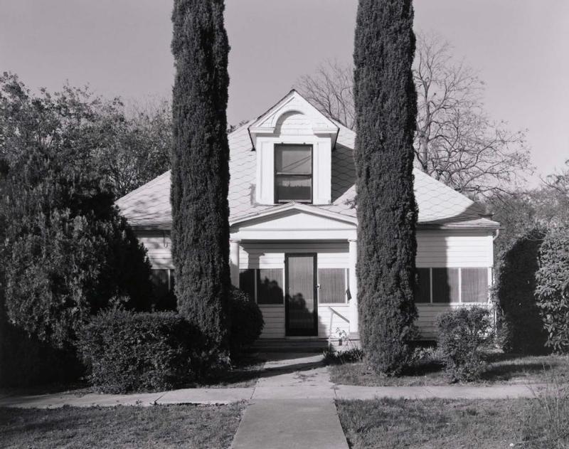 House and Cypress Trees, Hillsboro, TX