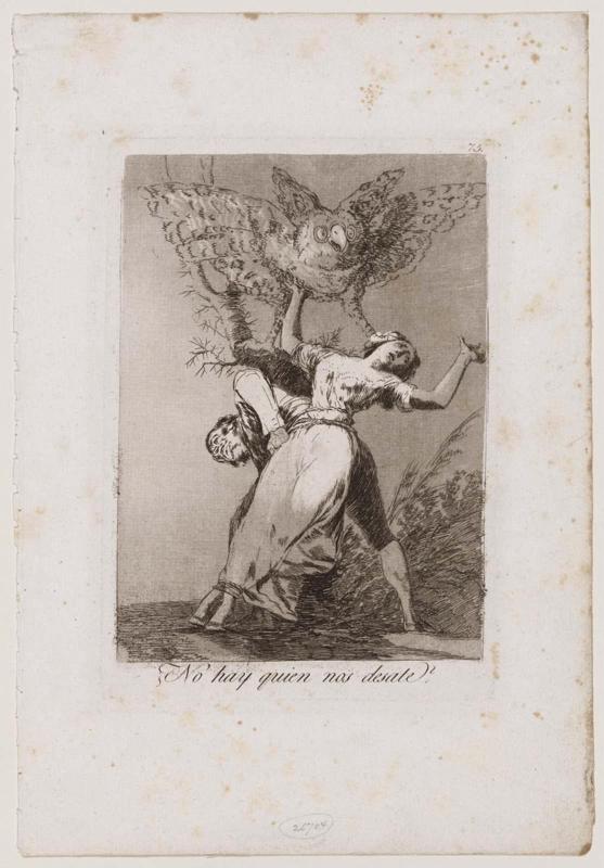 Can't Anyone Untie Us? (¿No hay quien nos desate?)
Caprichos 75