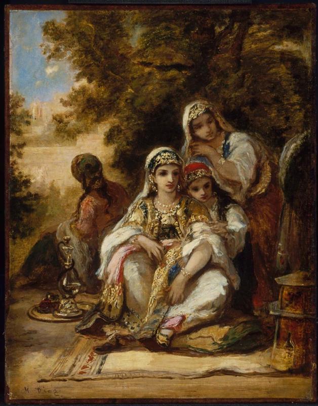 Young Women in Turkish Costume