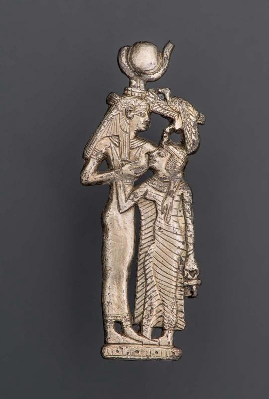 Amulet of Hathor nursing a queen