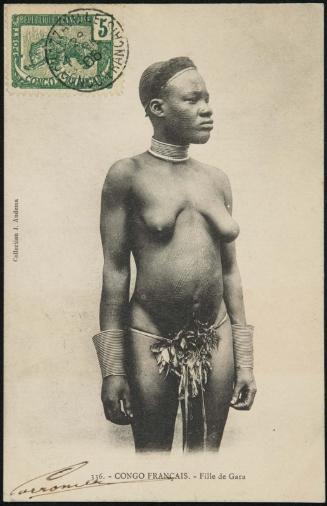 CONGO FRANÇAIS. Fille de Gara