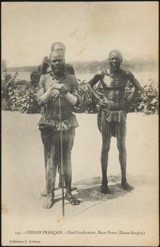 CONGO FRANÇAIS. Chef Lindjombo, Race Pomo (Basse Sangha)