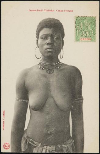Femme Bavili Tchikaka - Congo Français