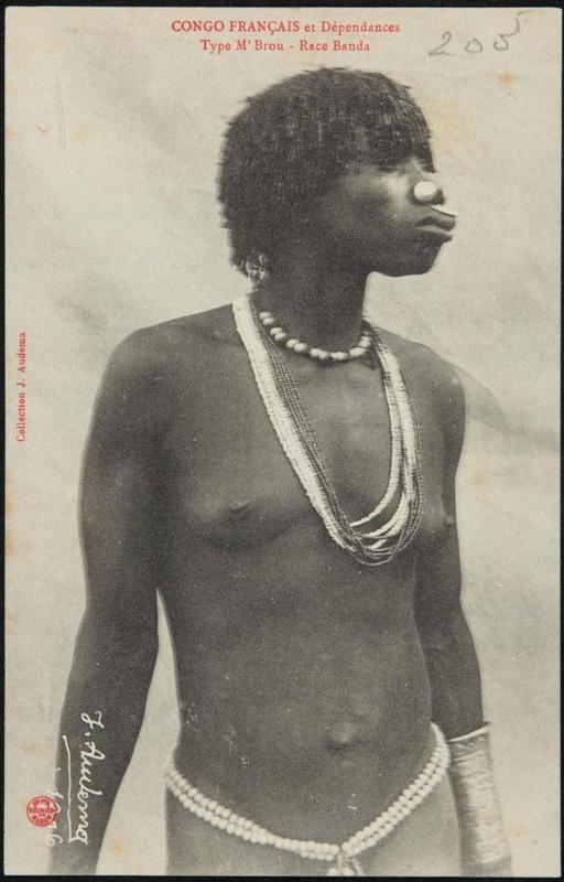 CONGO FRANÇAIS et Dépendances. Type M'Brou - Race Banda