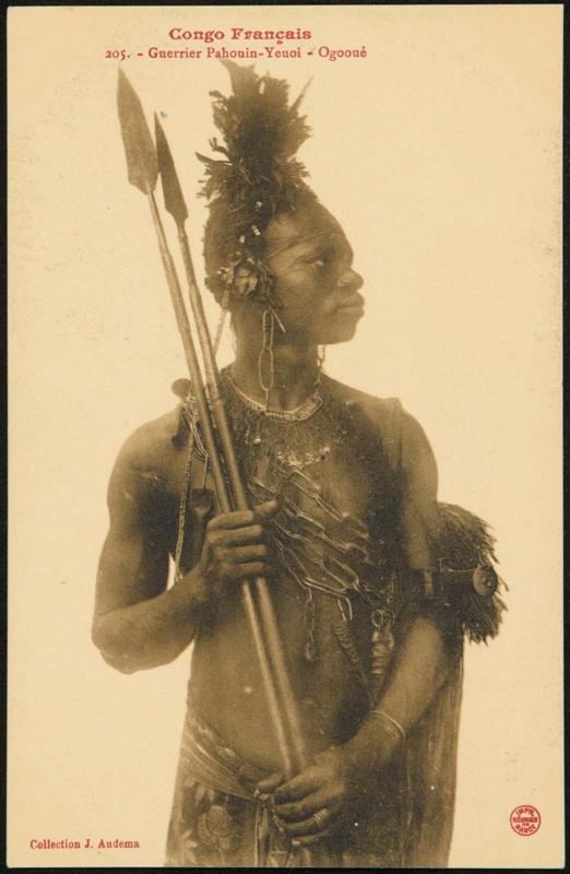 Congo Français. Guerrier Pahouin-Yeuoi - Ogooué