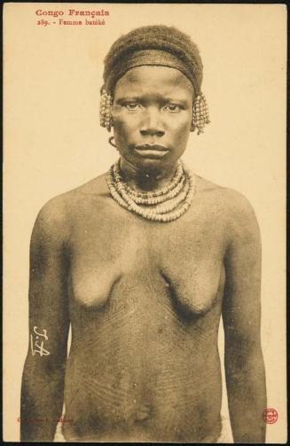 Congo Français. Femme batéké