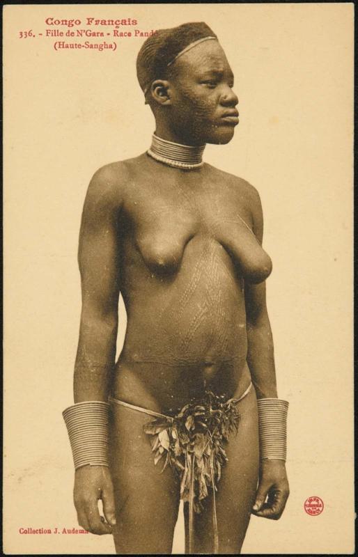 Congo Français. Fille de N'Gara - Race Pandé (Haute-Sangha)