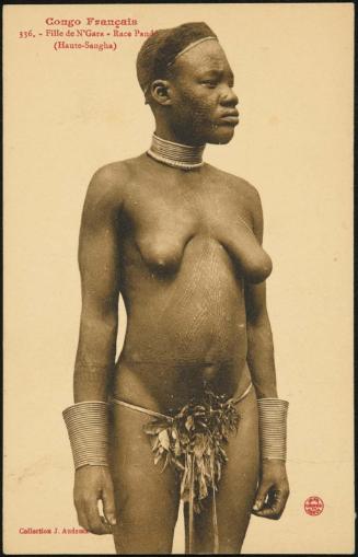 Congo Français. Fille de N'Gara - Race Pandé (Haute-Sangha)