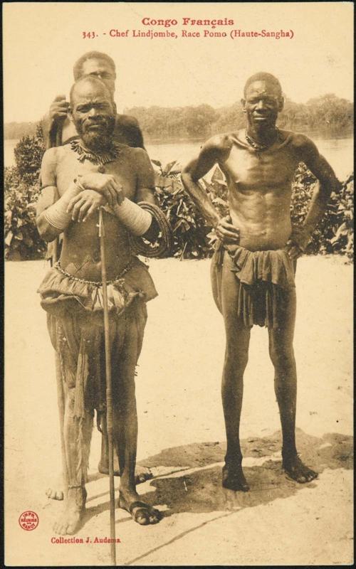 Congo Français. Chef Lindjombe, Race Pomo (Haute-Sangha)