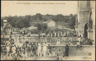 Une Sortie de Messe à la Mission de Brazzaville