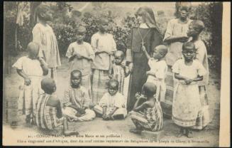 CONGO FRANÇAIS. - Mère Marie et ses préférées!