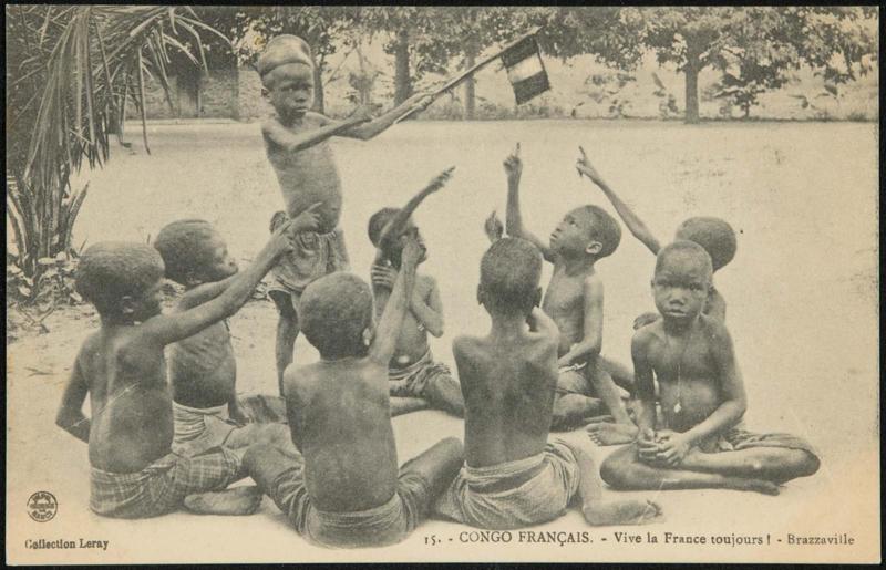 CONGO FRANÇAIS. - Vive la France toujours! Brazzaville