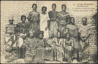 Congo Français. - BRAZZAVILLE. - La civilisation envahit le Congo. Chaque pays, chaque mode!