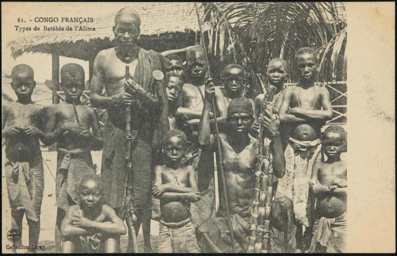 CONGO FRANÇAIS. Types de Batékés de l'Alima