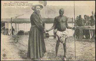 CONGO FRANÇAIS. Deux vieux frères de sang, Mgr Augouard et le Chef Bétou, à Bétou (Haut-Oubanghi)